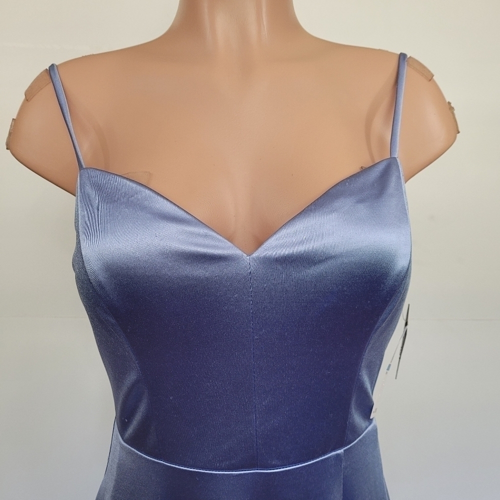 City Studios Satin Gown with Pockets - Picture 10 of 15